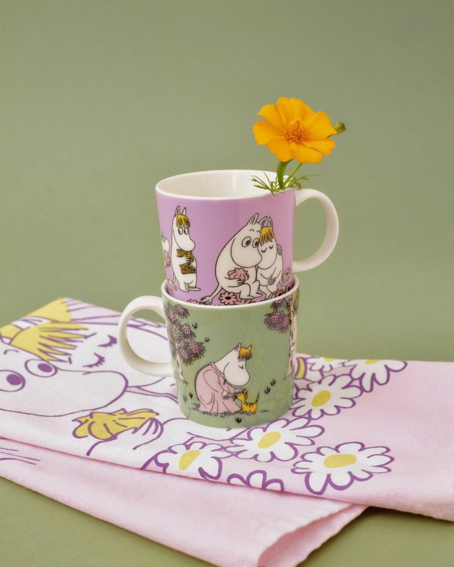 Moomin Arabia Mumin Tasse 30 cl, Liebevolle F&uuml;rsorge