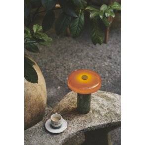 Design By Us Trip Trådløs Bordlampe H21 cm, Moss/Amber