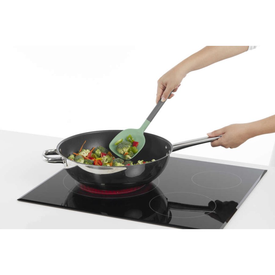 Lékué Non Scratch Wok-palet 31,4 cm, Grøn