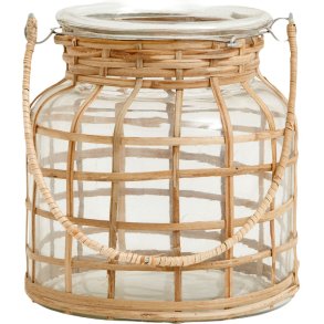 Nordal Bamboo Lanterne H15 cm, Bambus