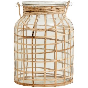Nordal Bamboo Lanterne H27 cm, Bambus