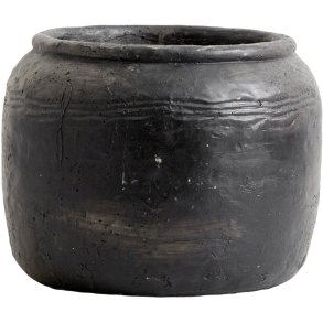 Nordal Cira Blumentopf H18 cm, Schwarz