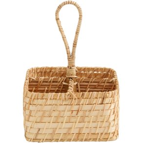 Nordal Merian Fletkurv 17x17 cm, Rattan/Bambus
