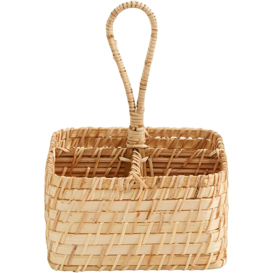 Nordal Merian Weidenkorb 17x17 cm, Rattan/Bambus