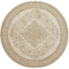 Nordal Pearl Webteppich Baumwolle 140 cm, Sand/Beige
