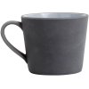 Nordal Stoneware Becher 17,5 cl, Schwarz/Wei