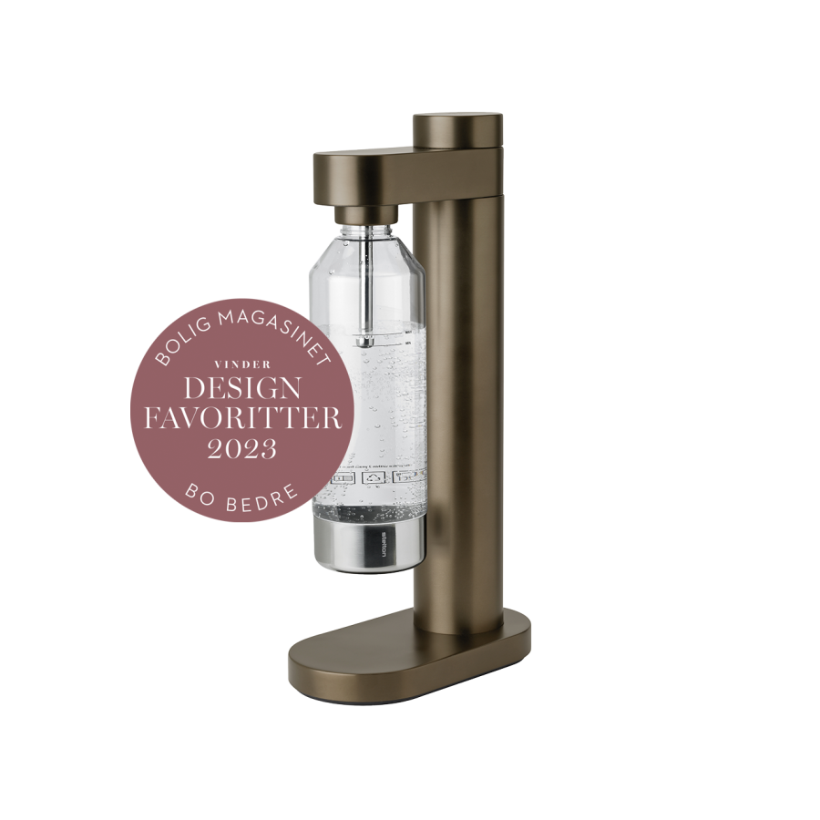 Stelton Brus Kulsyremaskine, Dark Brown Metallic