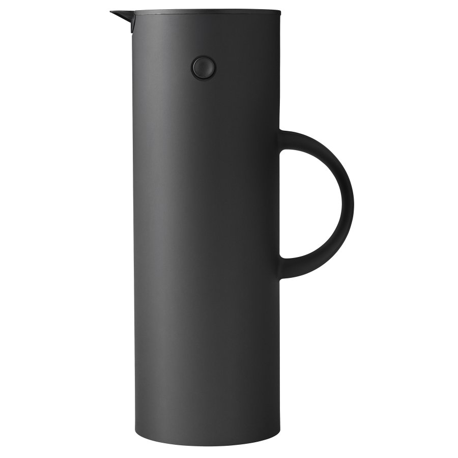 Stelton EM77 Thermoskanne 1 L, Soft Black