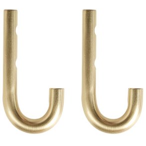OYOY Pieni Kleiderhaken 2er Set 8 cm, Messing