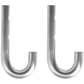 OYOY Pieni Kleiderhaken 2er Set 8 cm, Chrom Silber
