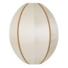 Oi Soi Oi Indochina Lampenschirm Oval 35 cm, Offwhite/Bernstein