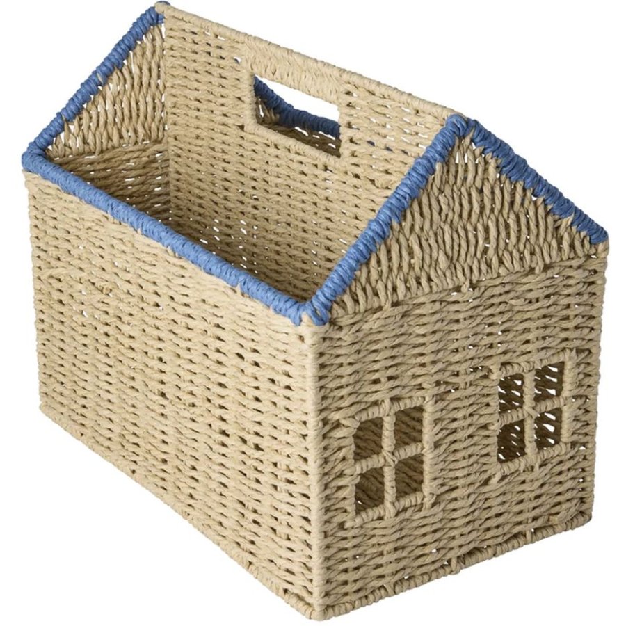RICE KIDS Aufbewahrungskorb 21x35 cm, Blau