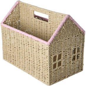 RICE KIDS Aufbewahrungskorb 21x35 cm, Pink