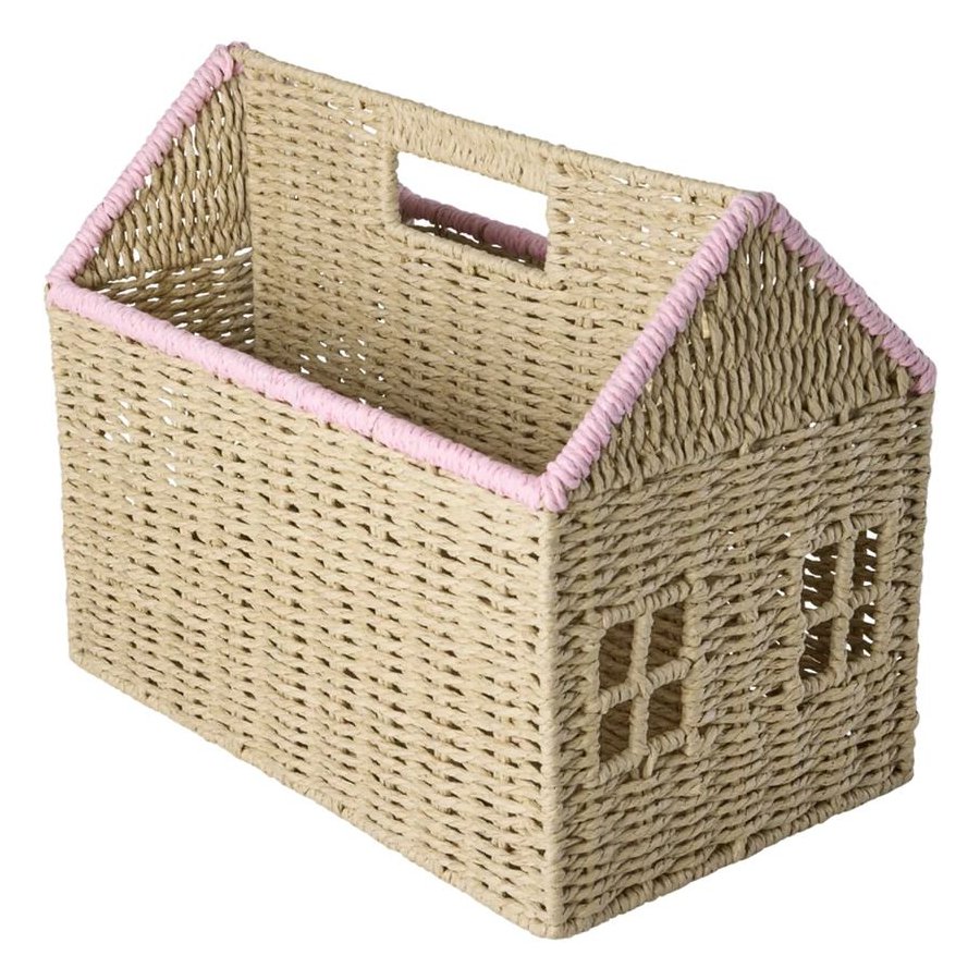 RICE KIDS Aufbewahrungskorb 21x35 cm, Pink