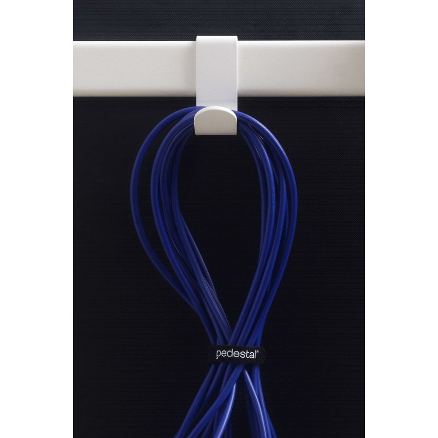 Pedestal Hook 7,4 cm, Charcoal