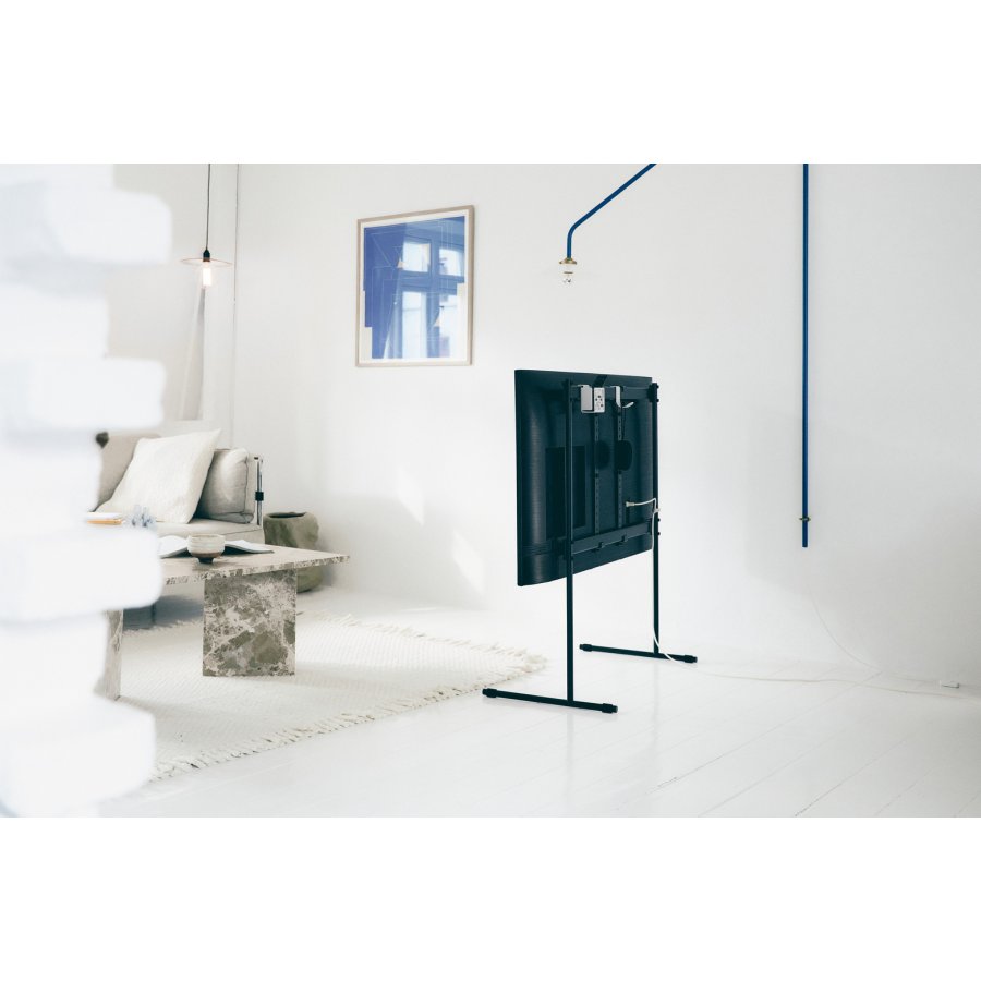 Pedestal Tube TV-Stander H100 cm, Charcoal
