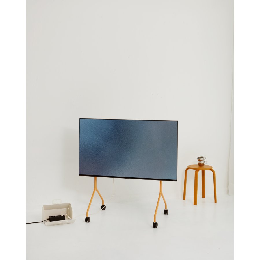 Pedestal Moon Rollin' TV-Ständer H107 cm, Abricot