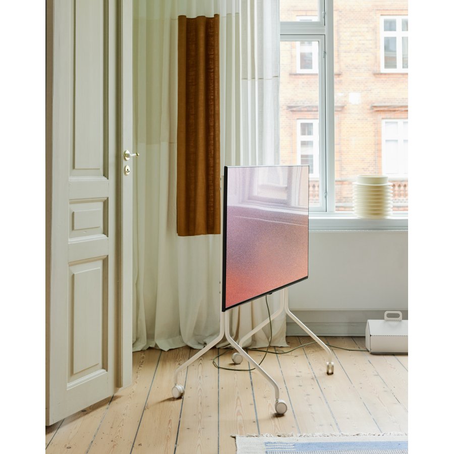 Pedestal Moon Rollin' TV-Ständer H107 cm, Pearl