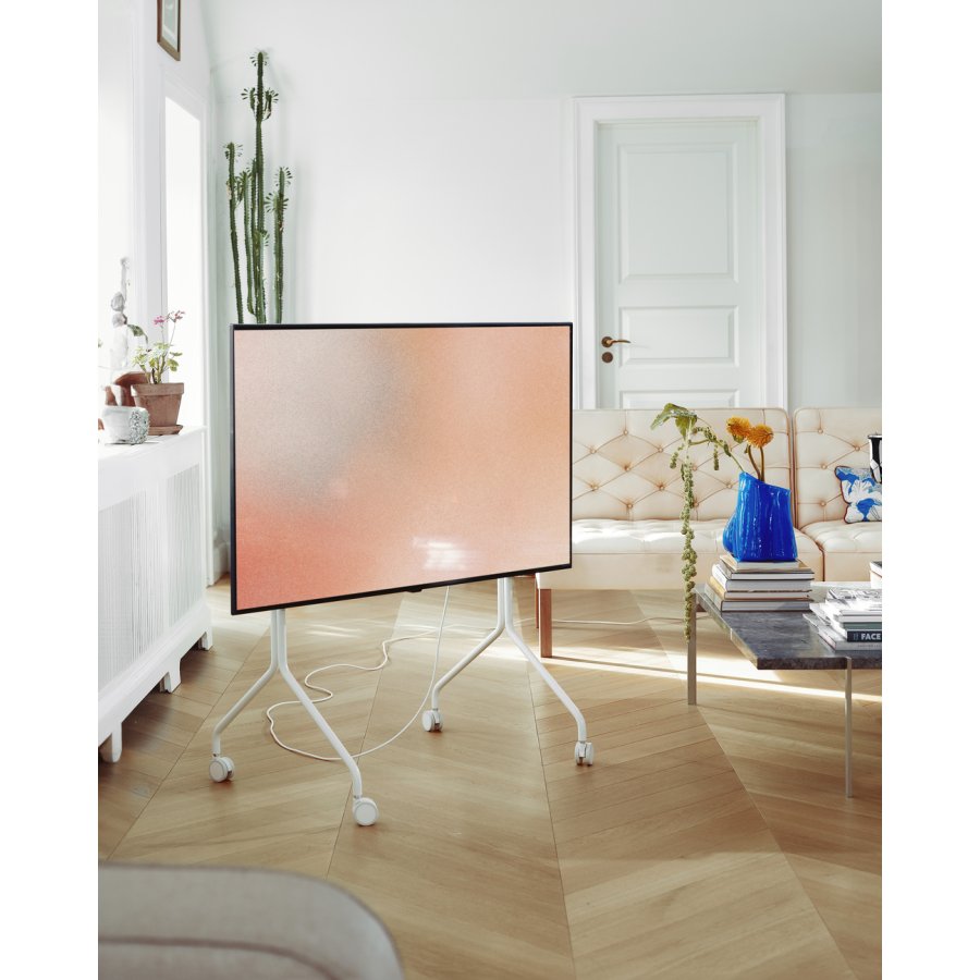 Pedestal Moon Rollin' TV-Ständer H107 cm, Pearl