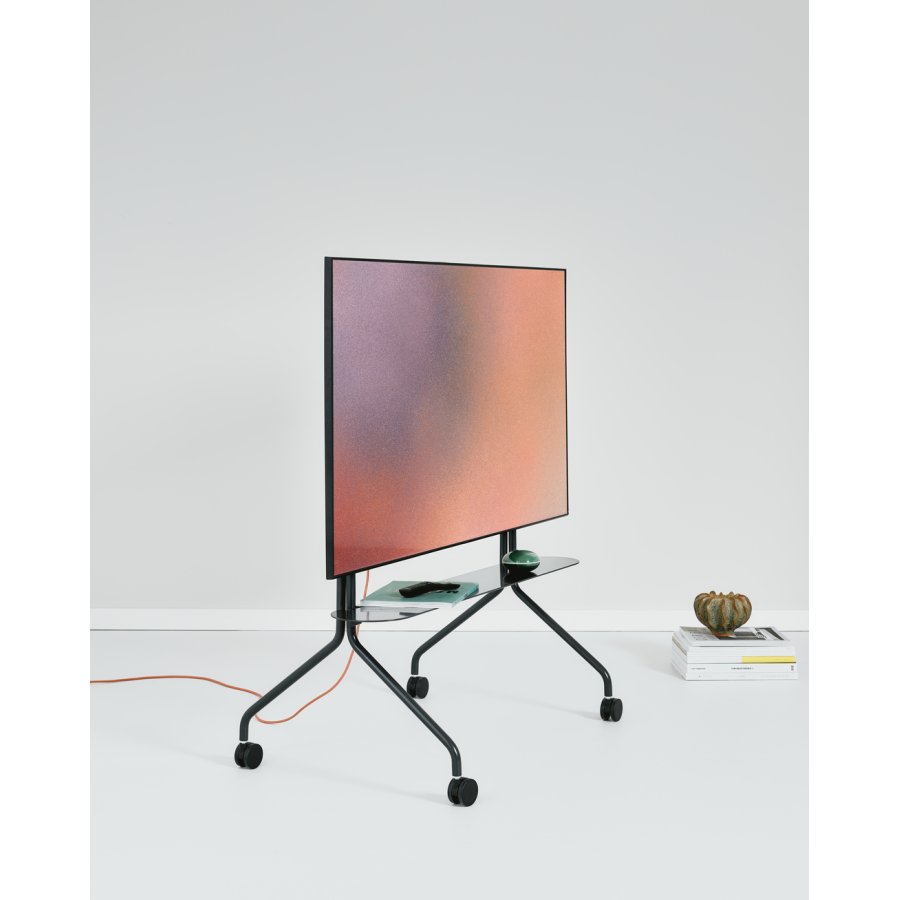 Pedestal Moon Rollin' TV-Stnder H107 cm, Charcoal