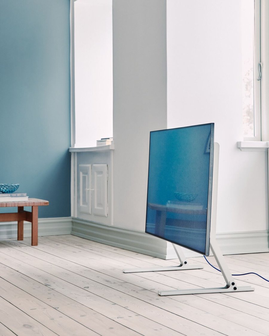 Pedestal Bendy Low TV-Stnder H76 cm, Charcoal