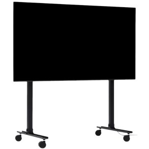 Pedestal Straight Rollin' TV-Ständer H107 cm, Charcoal