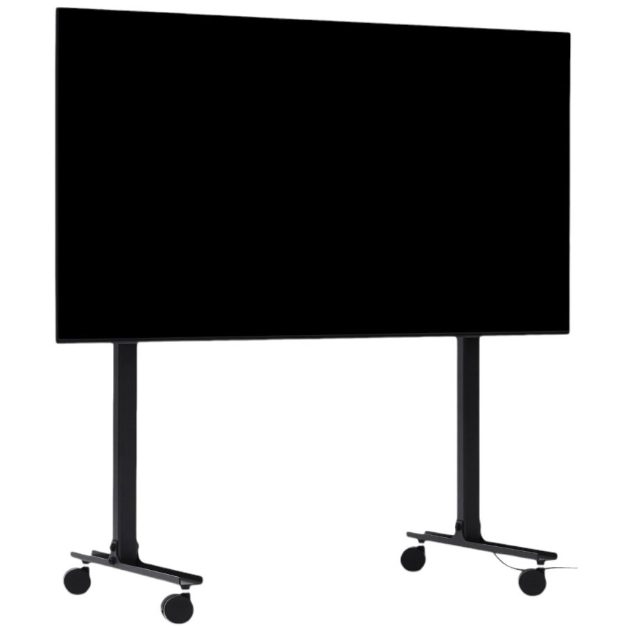 Pedestal Straight Rollin' TV-Ständer H105 cm, Charcoal