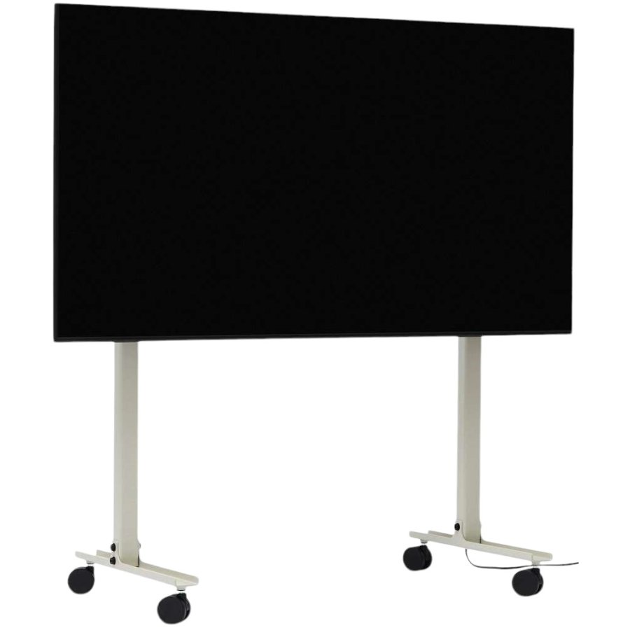 Pedestal Straight Rollin' TV-Ständer H105 cm, Mushroom