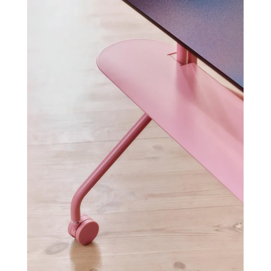 Pedestal Pipe Shelf 99 cm, Bubble Gum