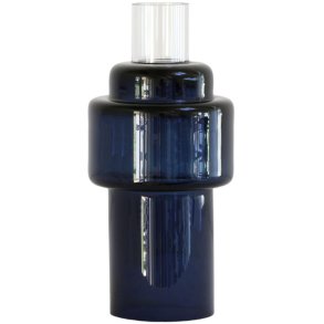 Ro Collection Kerzenhalter Nr. 55 H15 cm, Indigoblau