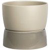 Ro Collection Zwei-Ton-Blumentopf Pflanzer H24, Dune Grey