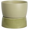 Ro Collection Zwei-Ton-Blumentopf Pflanzer H32, Artichoke Green