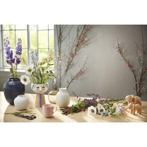 Kähler Hammershøi Vase H25,5 cm, Antracitgrå