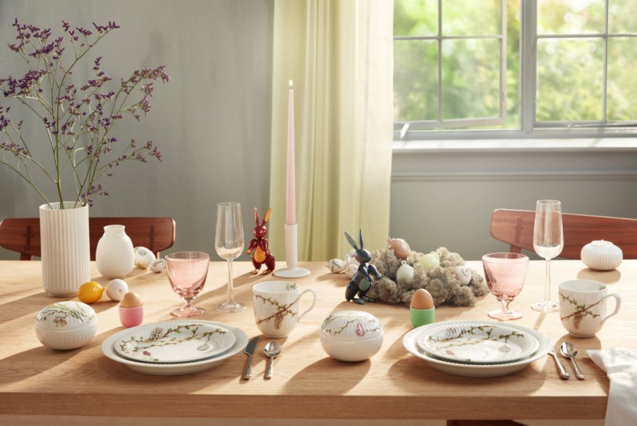 Holmegaard Flow Glas p Fod 35 cl, Rosa