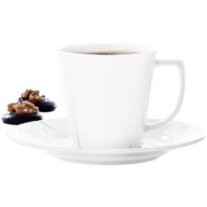 Rosendahl Grand Cru Kaffeetasse mit Untertasse 26 cl, Wei
