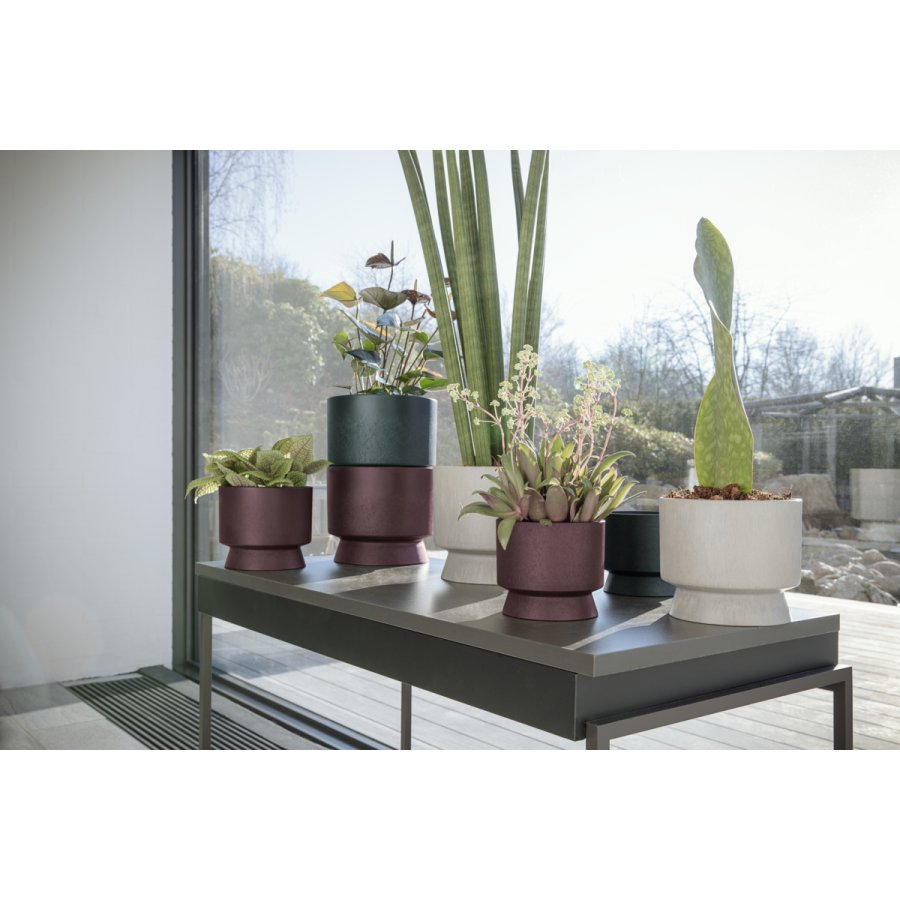Rosendahl Recycled Blumentopf H10.5 cm, Dunkelgrn