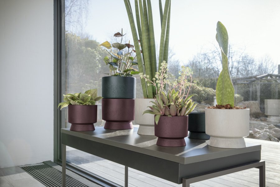 Rosendahl Recycled Blumentopf H10.5 cm, Dunkelgrn