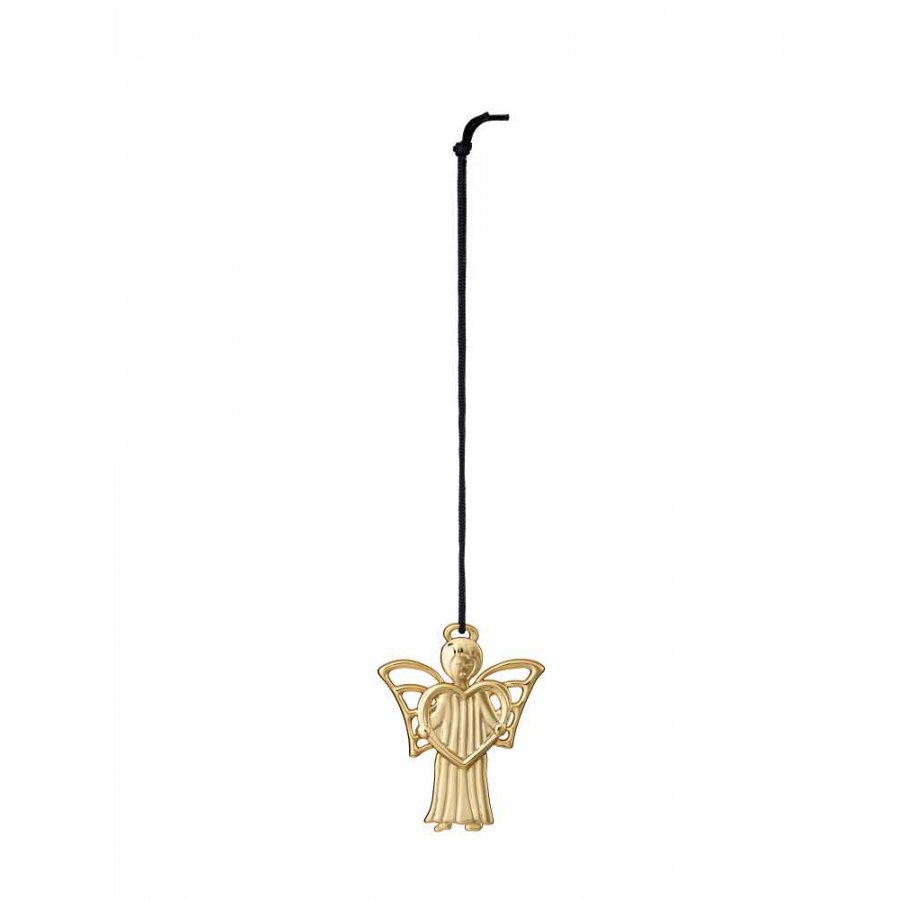 Rosendahl Karen Blixen Engel brer hjerte, 6 cm, forgyldt