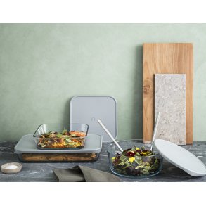 Rosendahl Grand Cru Låg til Stor Ovnfast Fad 38x25,5 cm , Grå