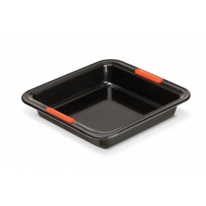 Le Creuset Kvadratisk Bradepande m. Non-stick 23 cm, Kulstofstål