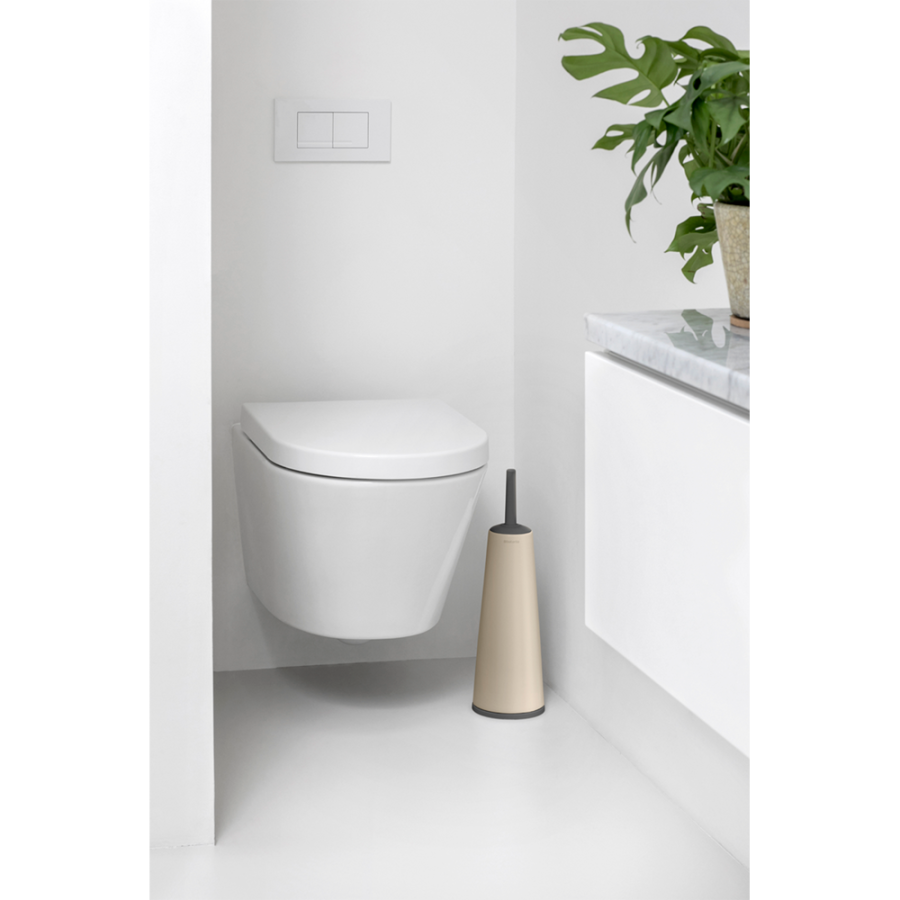 Brabantia ReNew Toiletbrste m. Holder, Soft Beige