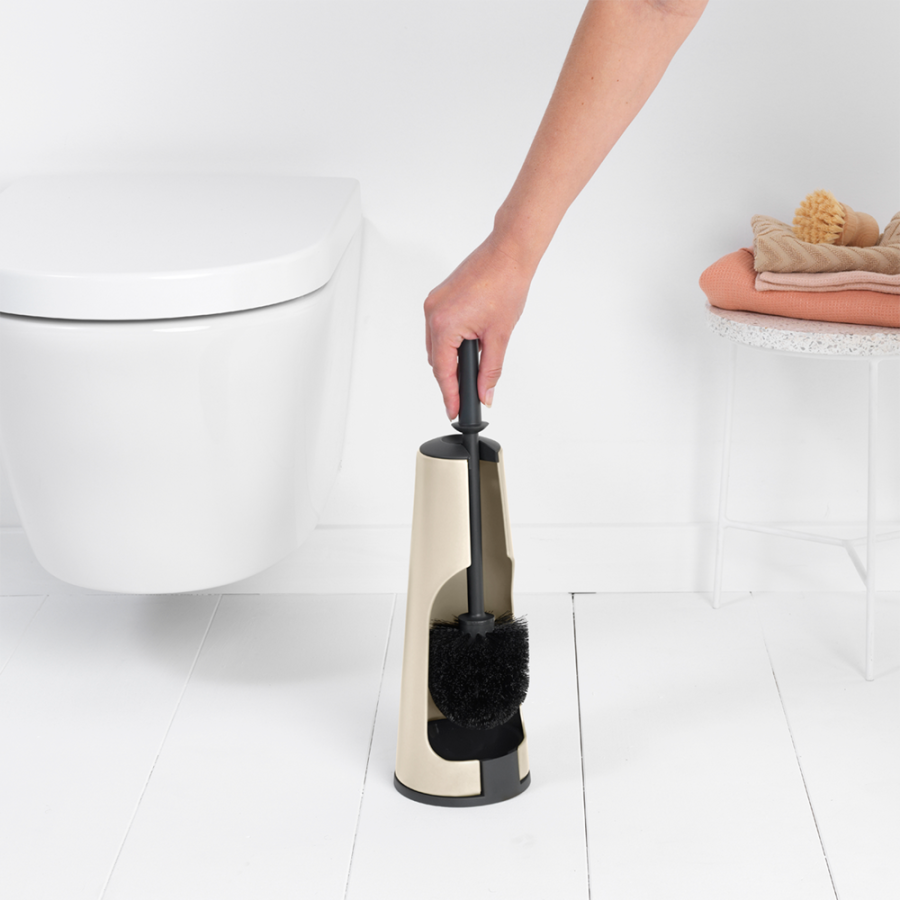 Brabantia ReNew Toiletbrste m. Holder, Soft Beige