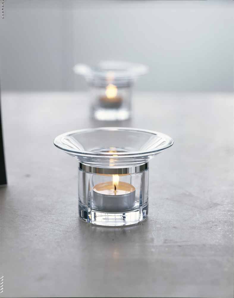 Rosendahl Grand Cru Lyslygter Klar og stl,  11 cm