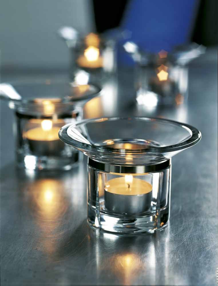 Rosendahl Grand Cru Lyslygter Klar og stl,  11 cm