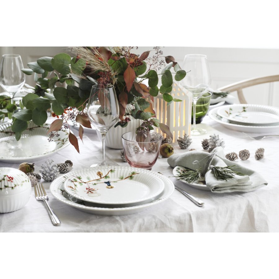 Khler Hammershi Christmas Teller 22 cm, Wei