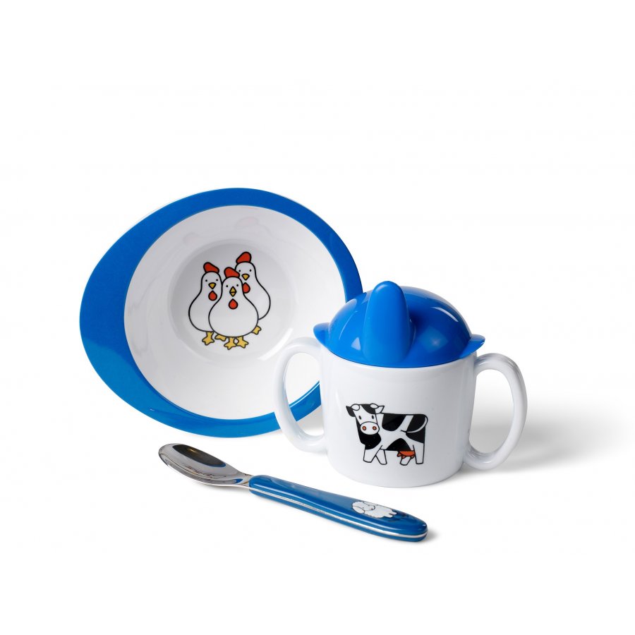 Mepal Farm Babys�t 3 Dele, Hvid/Bl�