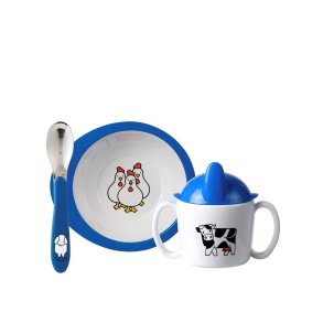 Mepal Farm Babys�t 3 Dele, Hvid/Bl�