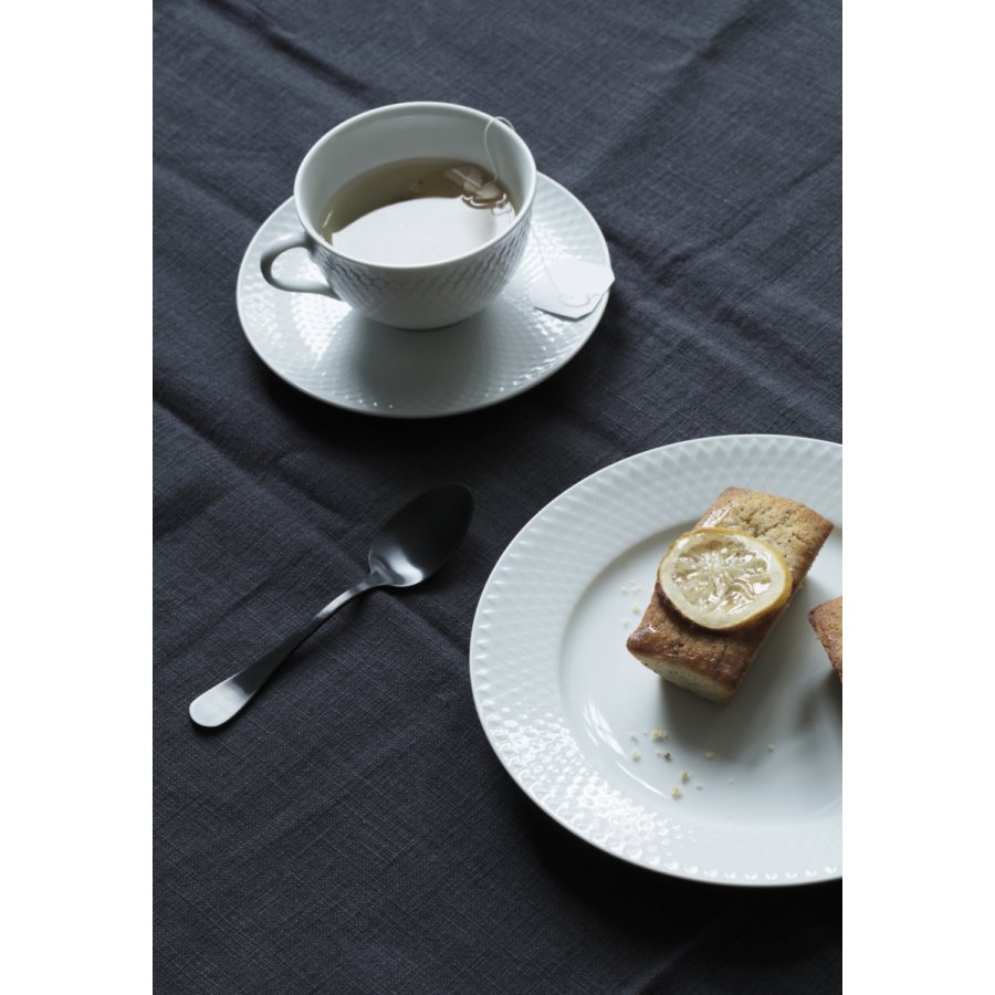 Lyngby Porceln Rhombe Kop m. Underkop 24 cl, Hvid