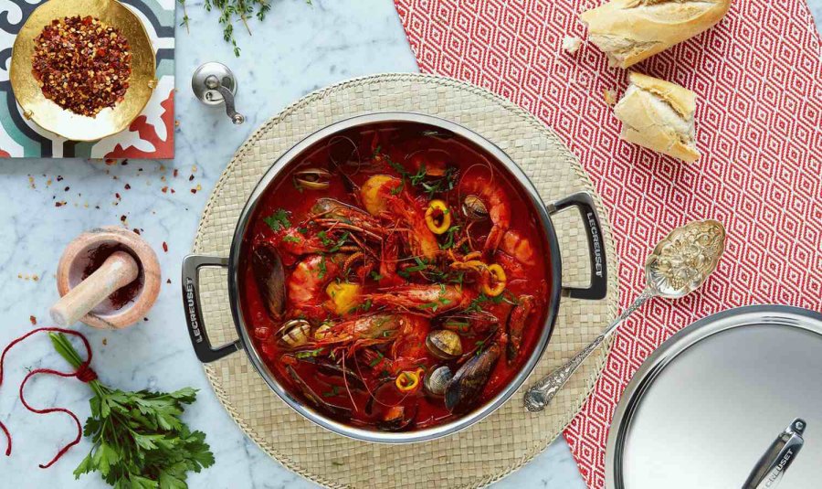 Le Creuset 3-Ply Classic Gryde m. Lg 18 cm/2,3 L