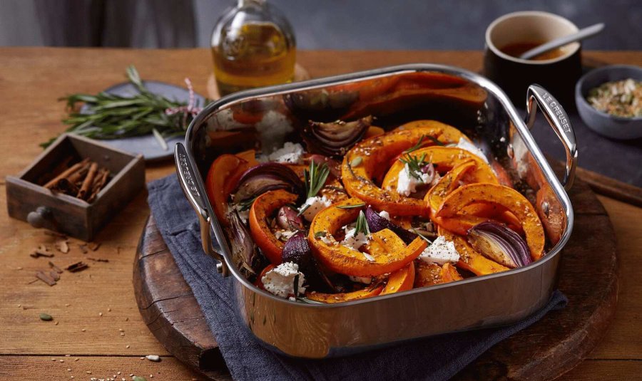 Le Creuset 3-Ply Kvadratisk Bradepande 26x26 cm, Rustfrit Stl